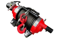 18.000 LBS Hydraulic Winch Including 82 ft Steel Cable  and Hook