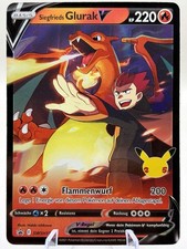 Carta Pokemon Sigfrieds Glurak V SWSH133 Black Star Promo EX tedesco NM
