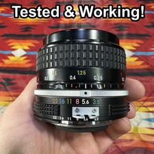 Nikon Nikkor 28mm 1:3.5 AI Manual Focus  Wide Angle Lens TESTED
