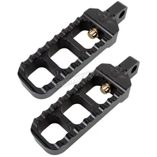 Joker Machine Black Narrow Serrated Footpegs - 08-61-5B