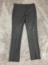 Theory Rosel Dress Pants Women  s Black Virgin Wool Stretch Trouser Size 6