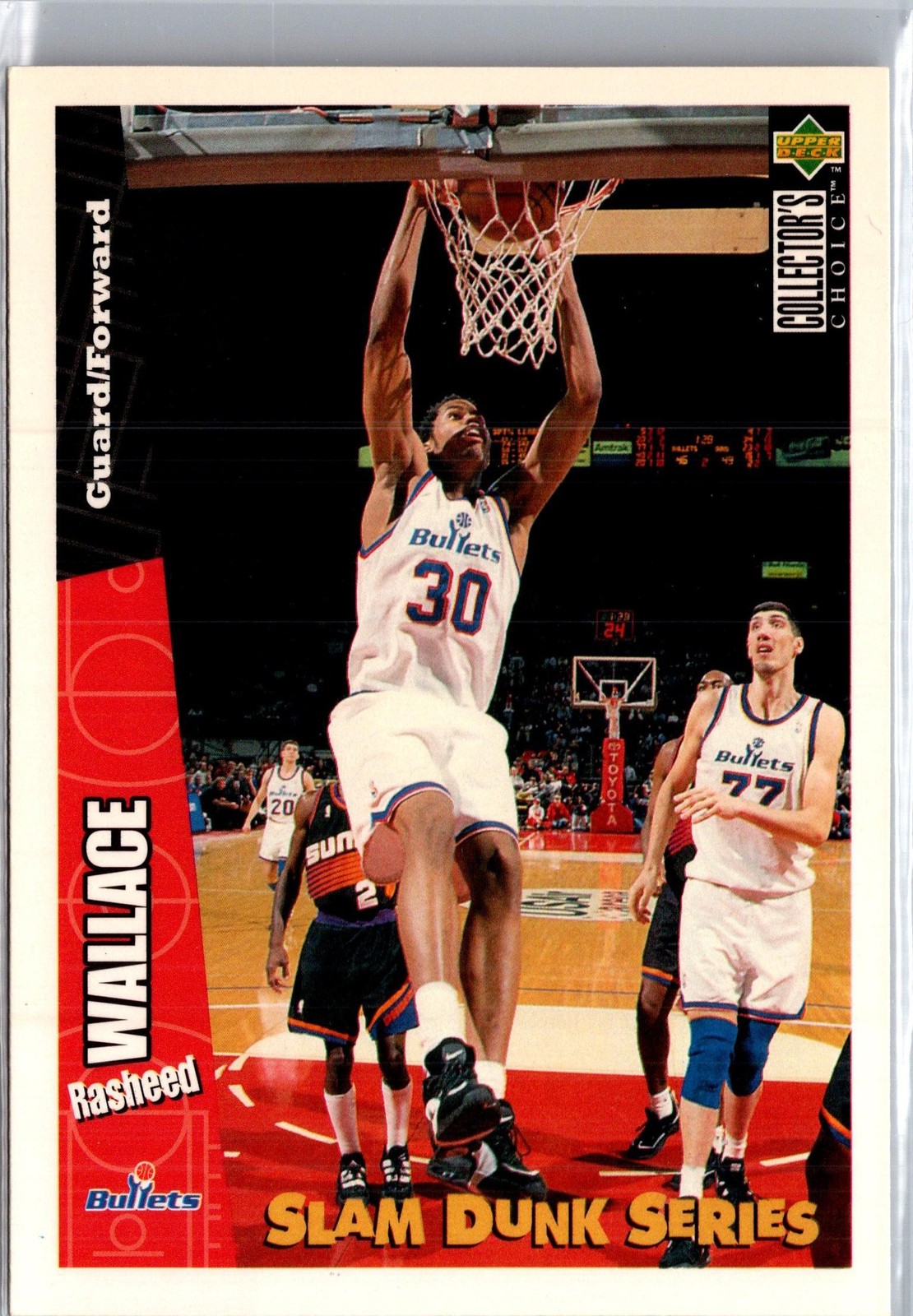 1996 Upper Deck Slam Dunk Series #40 Rasheed Wallace