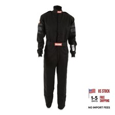 110007RQP 110 Series 1-Pc Driving Suit - SFI 3.2A/1 - - 2XL XX-Large Black