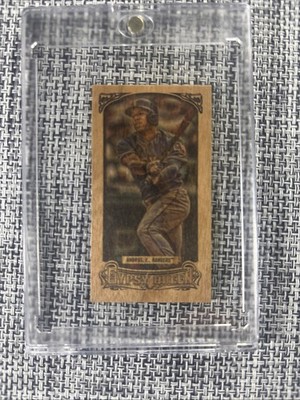 2014 Topps Gypsy Queen Mini Wood Elvis Andus Texas Rangers #ed 2/5
