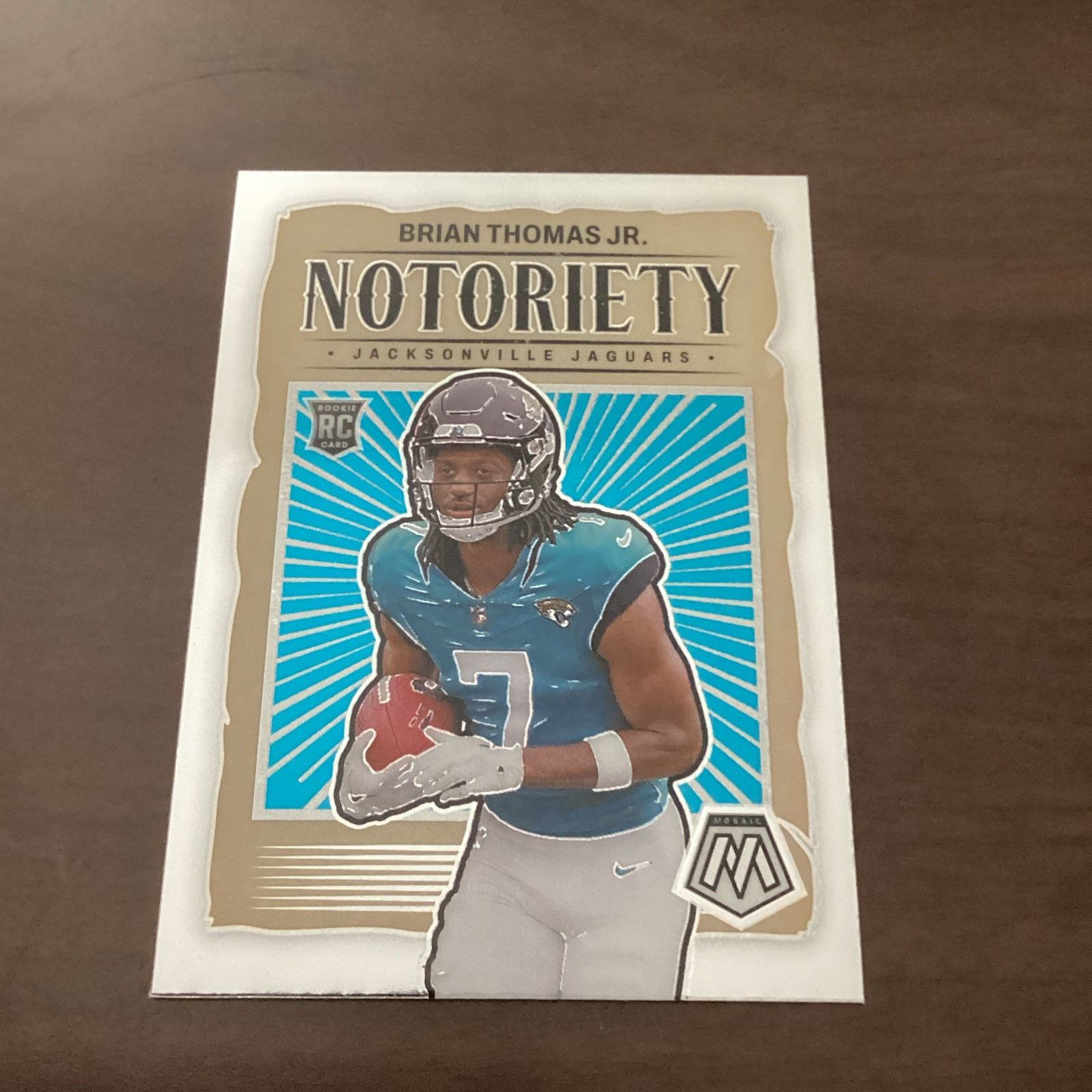 2024 Panini Mosaic Brian Thomas Jr Rookie NOTORIETY Jaguars