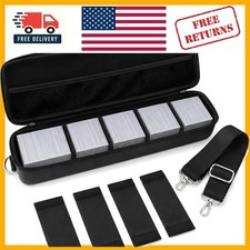 1500-Card Capacity Storage Case with Removable Dividers - Travel-Friendly