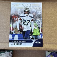 2023 Panini Prestige - For the Record #15 Tariq Woolen - Seattle Seahawks 