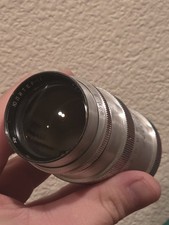 JUPITER - 11 Soviet Vintage lens 4 / 135mm Mount M42 - Silver Telephoto lens
