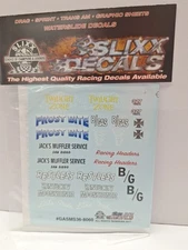 Slix Decals GASMS36-8060 Frost Bite Gasser Decals