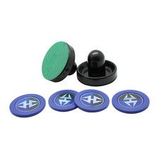 Bluewave Black and Blue Air Hockey Strikers and 2.87" Pucks