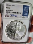 New Listing2017 American Silver Eagle NGC MS70 R Jeppson Signed 4558548-038