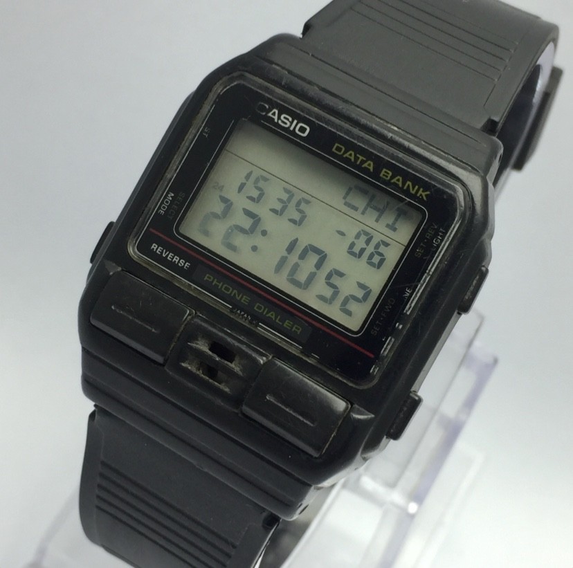 Casio Data Bank 555 DBA-800 Phone Dialer Quartz Vintage Men's