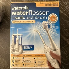 Waterpik Complete Care Sonic 5.0 Water Flosser Sonic Toothbrush White.