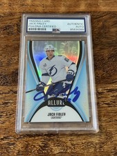 Jack Finley IP Signed UD Allure RC Card Psa Dna Coa Slab Lightning Autographed