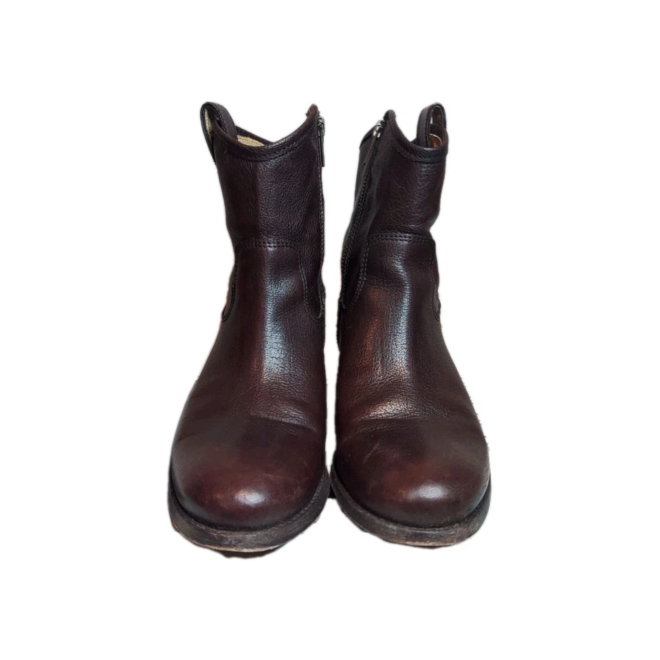 Botas Cortas Frye Melissa Botón Talla 6M Marrón Foto 4 de 4