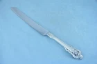 Wallace Grande Baroque Sterling 13" Hollow Handle Cake Bread Knife No Monogram