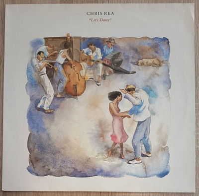 12''  CHRIS REA -   LET´S DANCE   **    D 1987  * * * * * * *     EX / EX