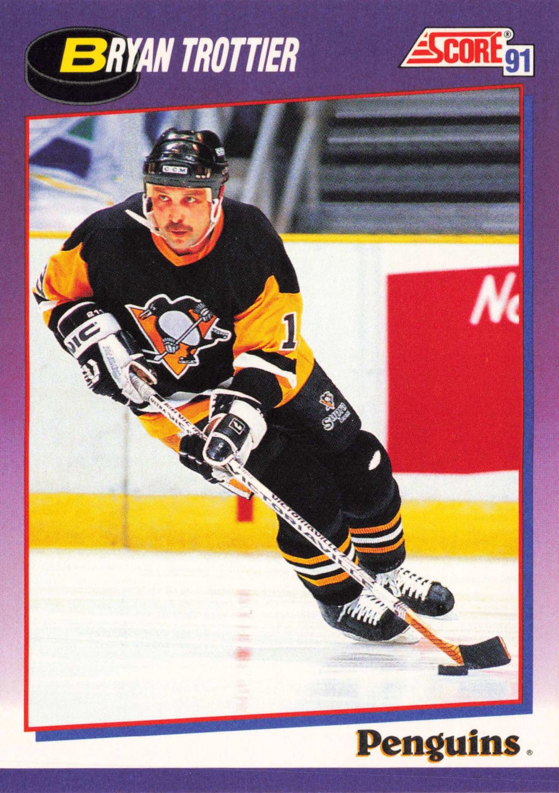 1991-92 Score American #229 Bryan Trottier