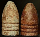 Civil War Bullets  ~  Confederate Nose Cast