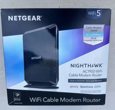 NETGEAR Nighthawk AC1900 C7000v2 WiFi Cable Modem Router