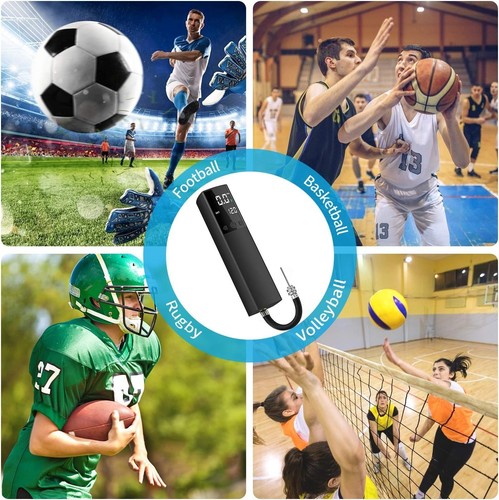 Electric Ball Pump, Smart Air Pump Portable Fast Ball Inflation with Precise ... - Picture 3 of 12