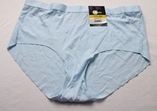 No Boundaries Women's Pull-On Micro Brief Panty DH3 Freshwater Blue Large NWT