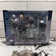 NECA 1987 ROBOCOP BATTLE DAMAGED w/ MECHANICAL CHAIR BOX SET NEW