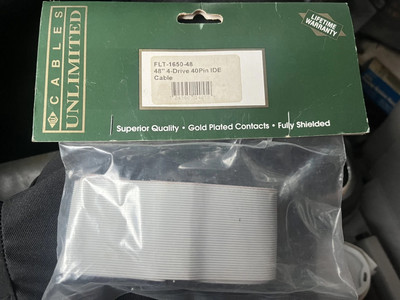 FLT-1650-40 48  4-Drive 40 Pin IDE Cable Gold Plated