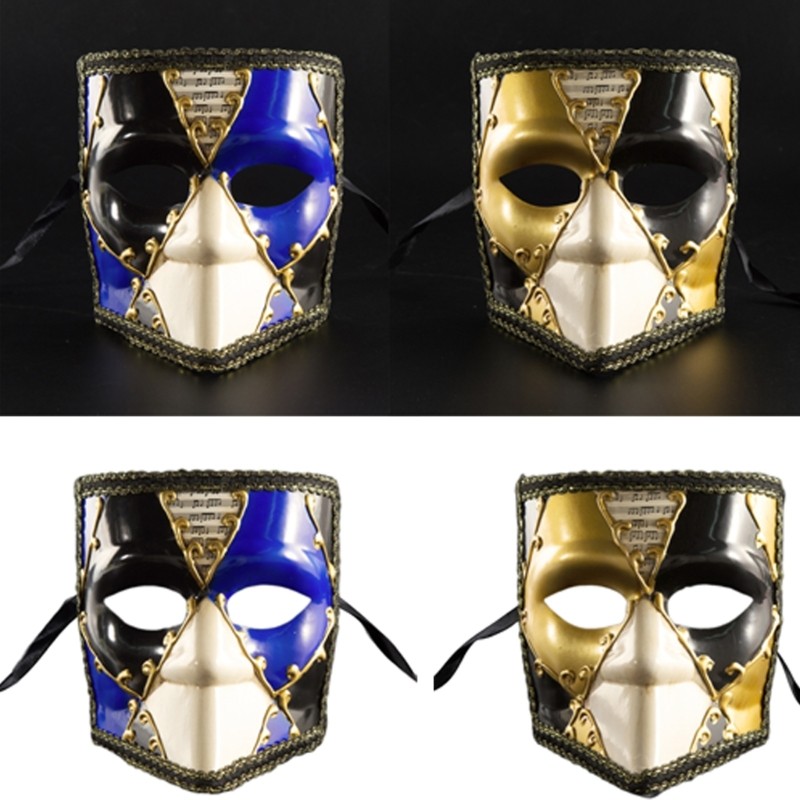 Elegant Venetian Carnivals Masquerade Mask Full Face Phantom Designs for Men image 4
