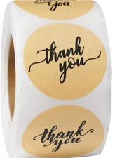 Thank You Stickers | Thank You Stickers for Small Business |500 Self-Adhesive1.5
