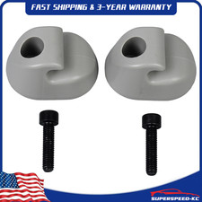 2X Interior Gray Sun Visor Retainer S16-1023-...