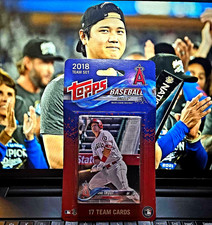 2018 TOPPS MLB ANGELS TEAM SET + BOWMAN OHTANI + TOPPS RUTH AUCTION NR LOT #3B