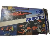 Vintage Erector 500 Set Erector Playset Building Toys Missing Parts