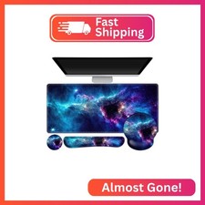 Mouse Pad, 4in1 Mousepad Keyboard Wrist Rest Mouse Wrist Rest Coaster Set
