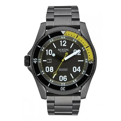 Nixon Herrenuhr The Descender All Gunmetal A959632 – Taucheruhr – 45mm – 30 Bar - Bild 1 von 4