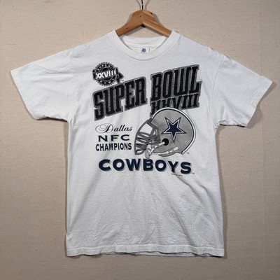 Vintage Dallas Cowboys 1994 Super Bowl T Shirt Size Large Belton Tag