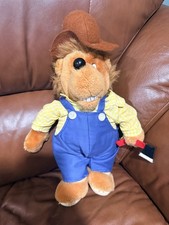 Vtg Berenstain Bears Plush PAPA BEAR 1984 Large 15 Small Book Teeth Holding Ax