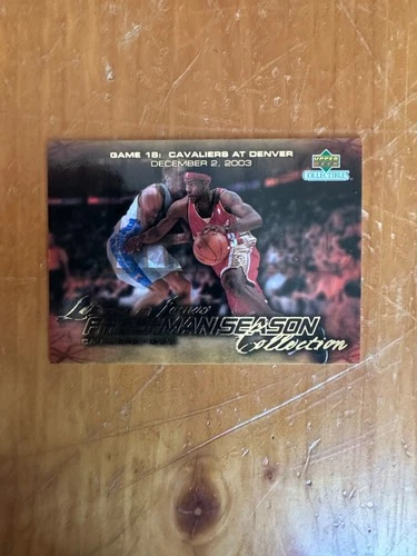LEBRON JAMES 2003-04 UPPER DECK ROOKIE CARD RC  LAKERS HEAT CAVS