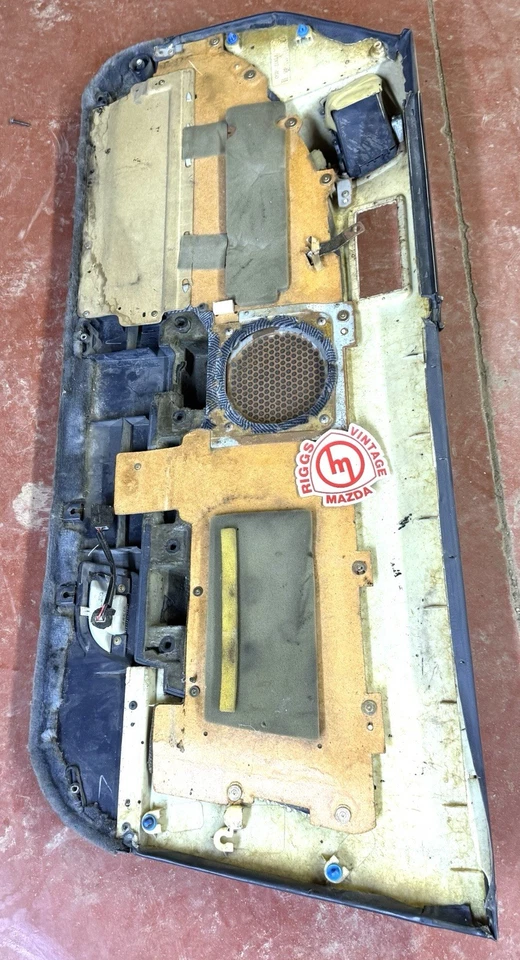 Mazda Rx7 Serie 4 FC 1986-1988 Convertible Puerta Izquierda Tarjeta Tapicería Panel Azul Foto 3 de 3