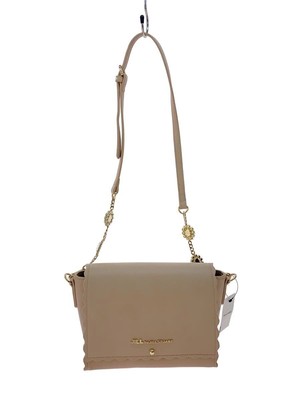 JILL by JILLSTUART Schultertasche Leder Creme, Uni, Gebraucht
