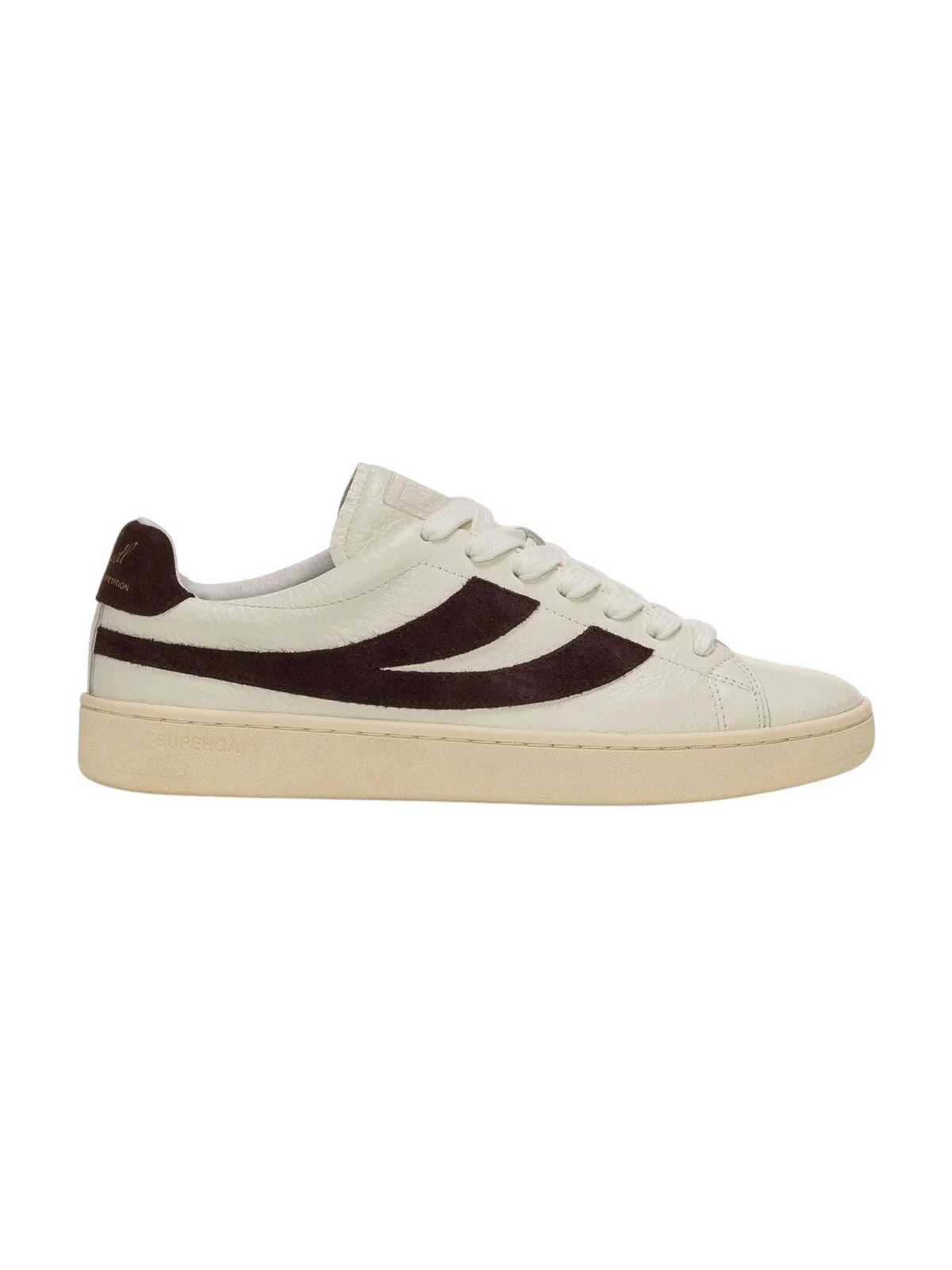 SUPERGA Men's Sneaker 4833 LENDL S51477W A8M White Ivory-Lee