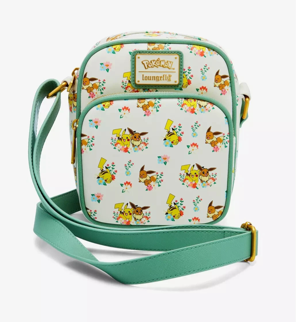 Loungefly Pokémon Eevee/Pikachu Crossbody Backpack Pokémon Café Pikachu & Eevee Mini Backpack main image 4