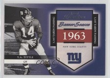 2002 Playoff Prestige Banner Season /1963 YA Tittle #BS-40 HOF