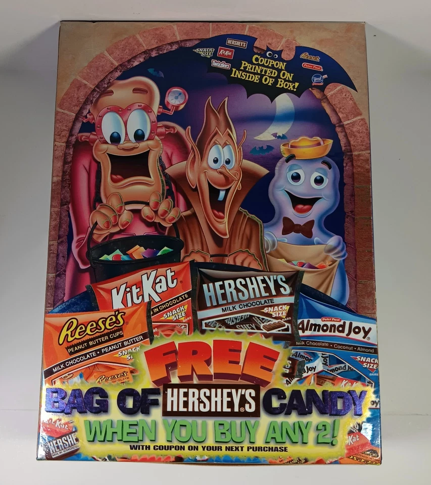 Vtg COUNT CHOCULA Scooby-Doo! Empty Cereal Box General Mills 1999 FAST SHIPPING! - Image 3 of 4