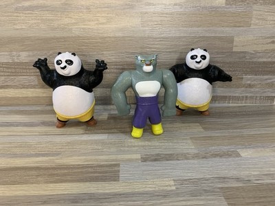 Lot  Kung Fu Panda Figures Po & Tai Lung Leopard DWA Burger King