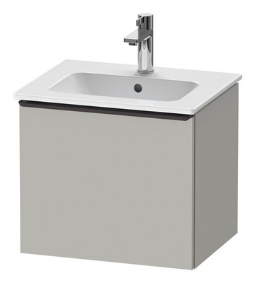 Duravit D-Neo Waschtischunterschrank mit 1 Auszug Griff Diamantschwarz Matt...