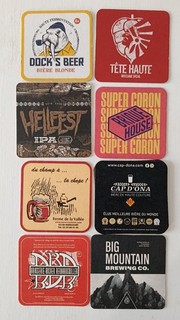 Lot 12 Sous bocks Bière bierdeckel posavasos sottobicchierri beer coasters
