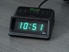 Braun DN30S Digital Wecker SCHWARZ VINTAGE Type 4808