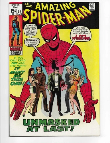 Amazing Spider-Man 87 1970 Marvel Comics VF- 7.5 Mary Jane Watson Gwen Stacy