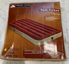Ozark Trail Twin Size Inflatable Air Bed Mattress - Velour Top